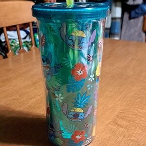 Disney Stitch Tropical Tumbler - Blue